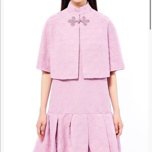 Shanghai Tang Cropped Mandarin Collar Jacket